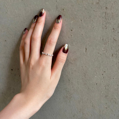 Silver925 plain ring 80