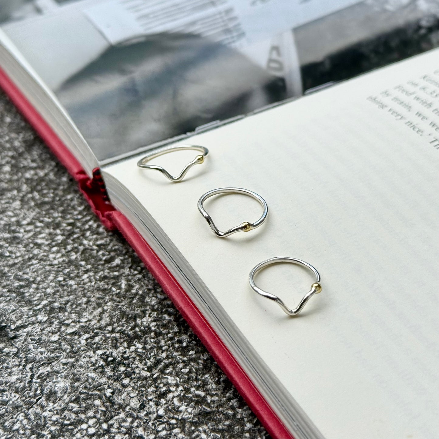 Silver925×Brass plain ring 2