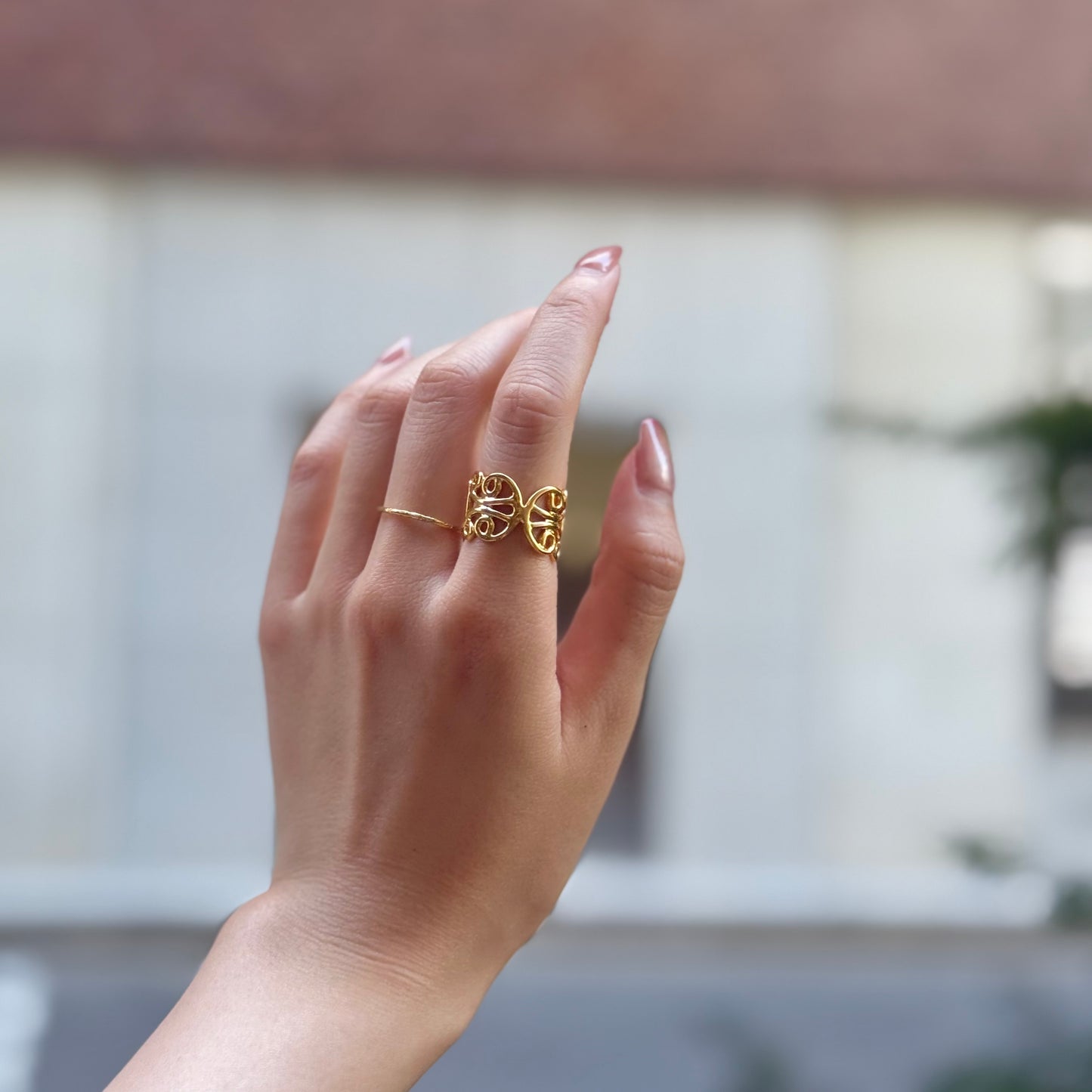 Brass plain ring 16