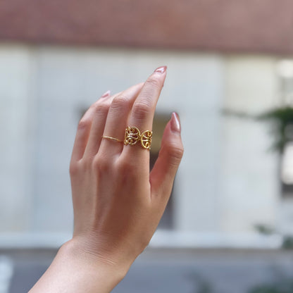 Brass plain ring 16