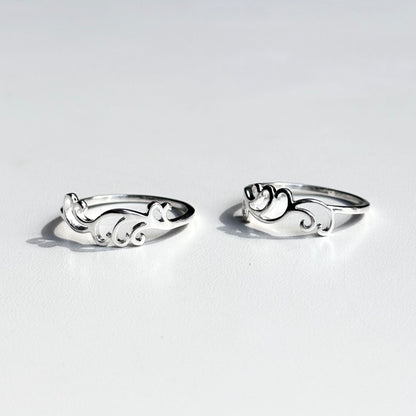 Silver925 plain ring 41
