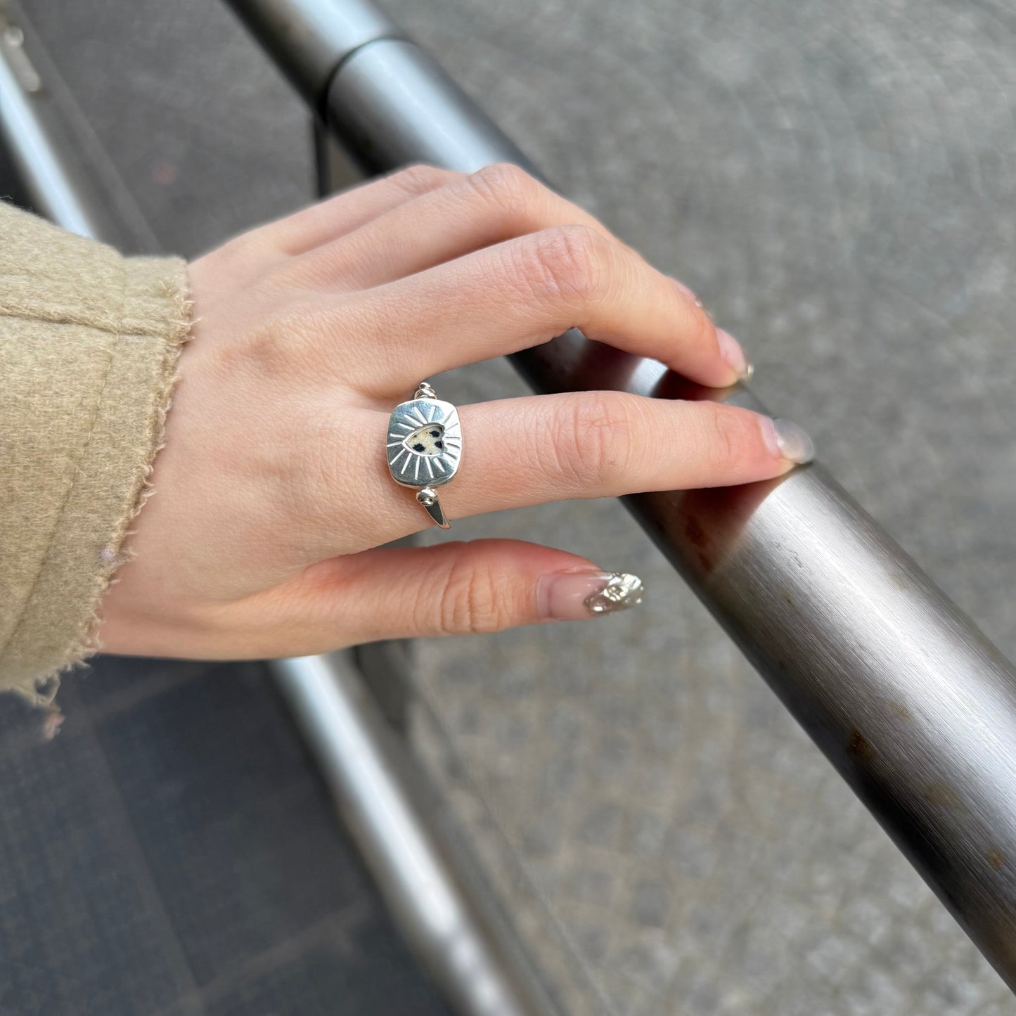 Heart design ring 11