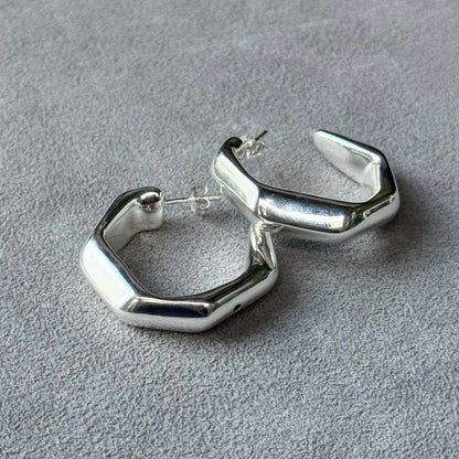 Silver925 hoop pierce 1