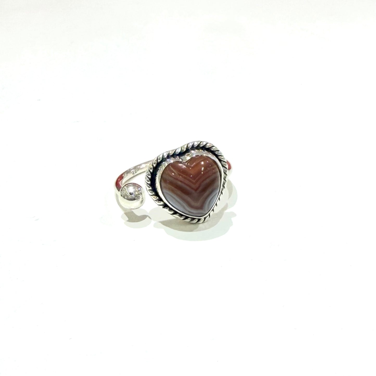 Heart design ring 7