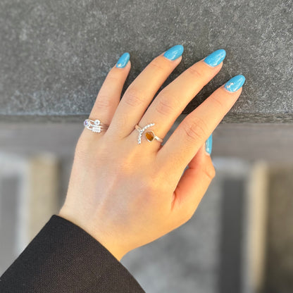 Silver925 design ring 123