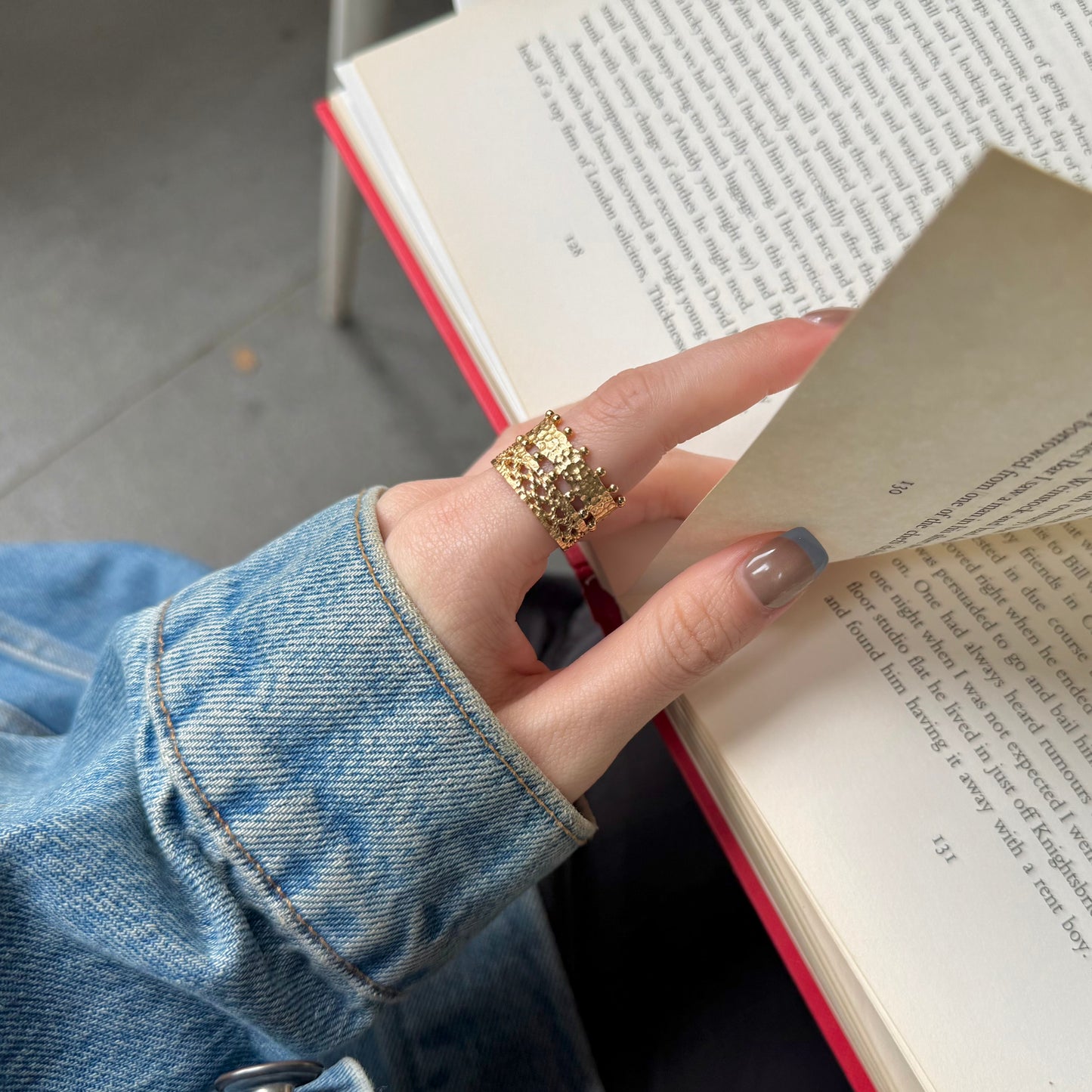 Brass plain ring 66
