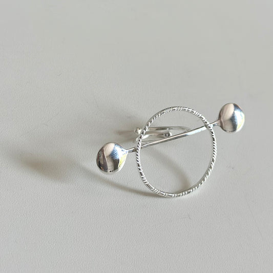 Silver925 plain ring 84