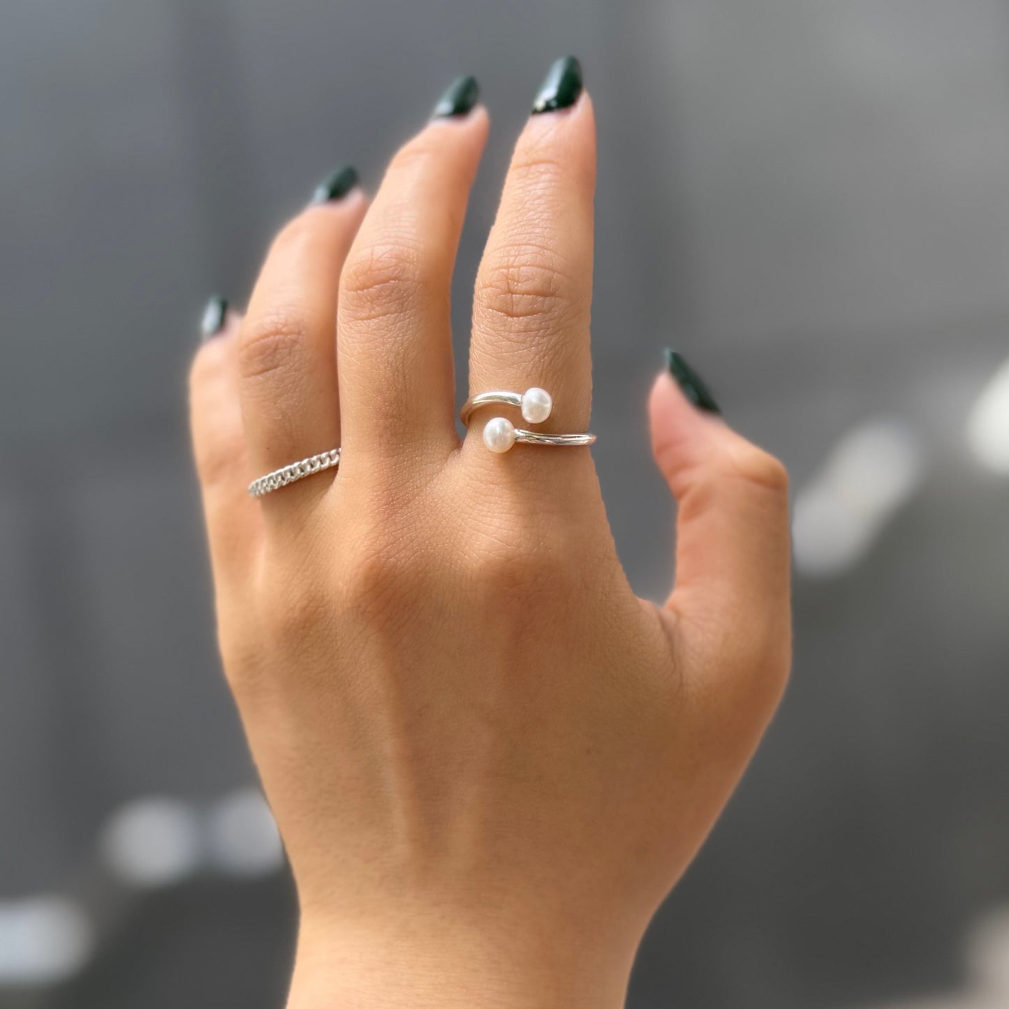 Pearl design ring 7