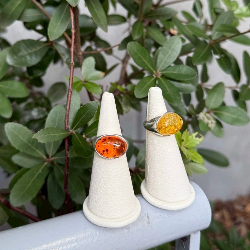 Amber design ring 3