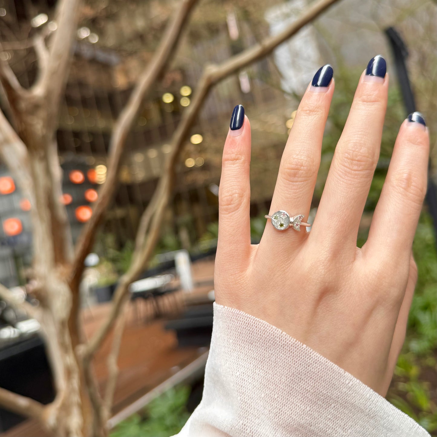Moon design ring 8