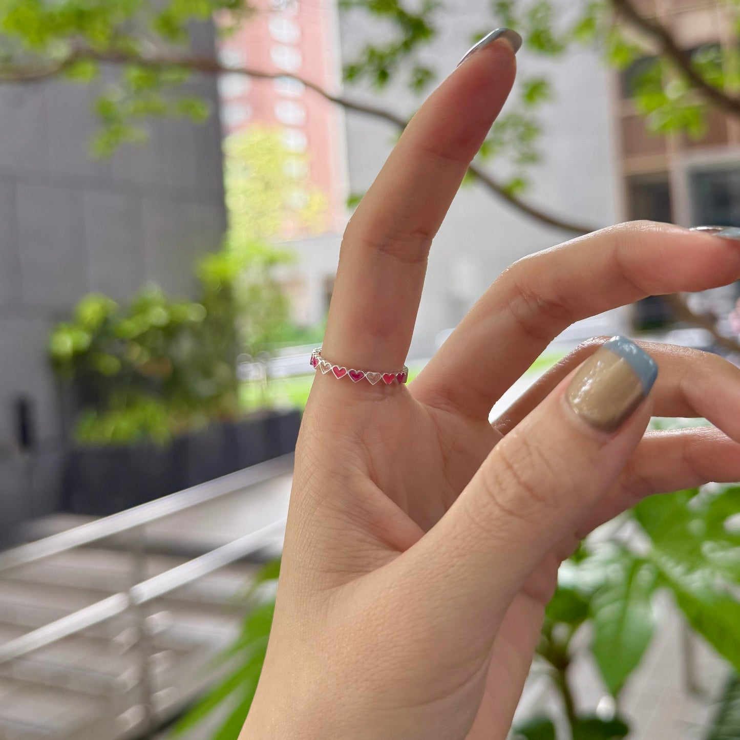 〈名古屋限定〉Heart enamel ring