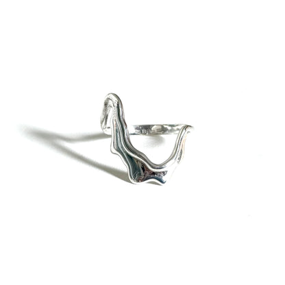 Silver925 plain ring 44