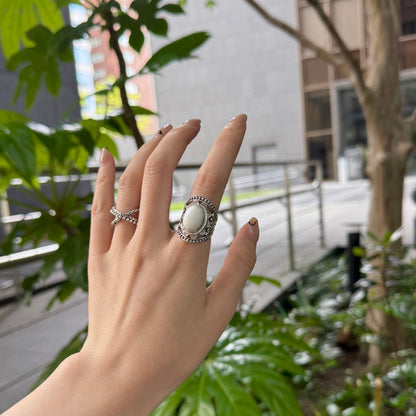 Flower design ring 12