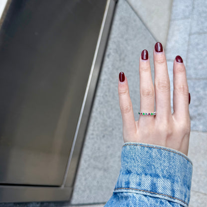 Triangle enamel ring 2