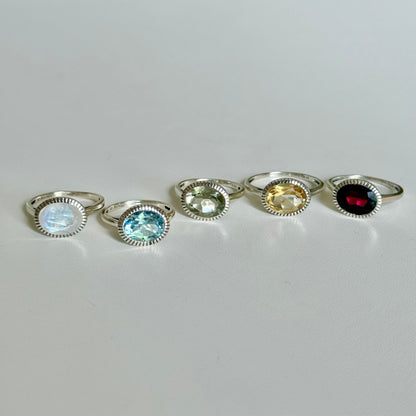Silver925 1stone ring 8