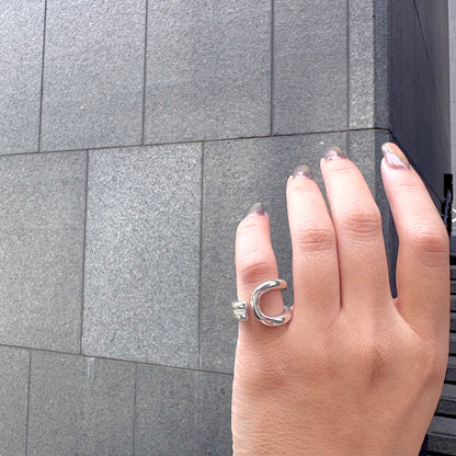 Silver925 plain ring 88