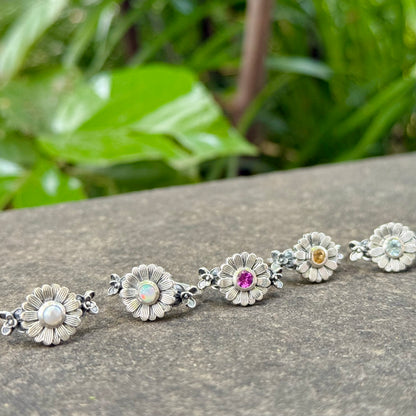 Flower design ring 11