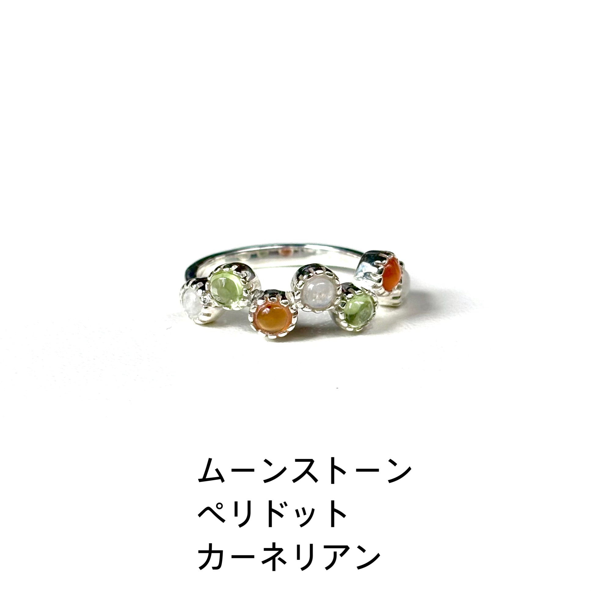 (未使用･未開封品)　Stones and Eggs lok26k6 7stone ring 6 – Biju mam