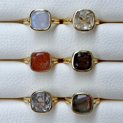 Brass square ring