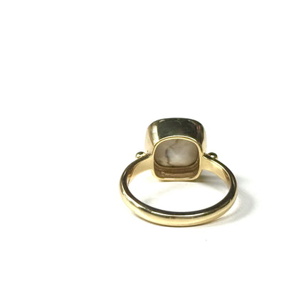 Brass design ring 15