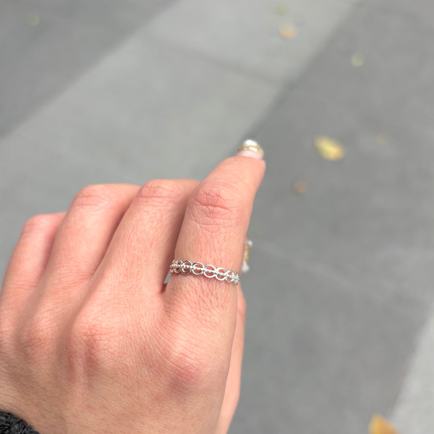 Silver925 plain ring 107