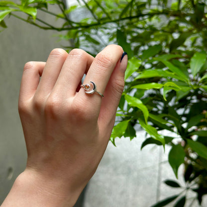 Moon design ring 3