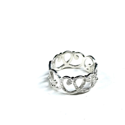 Silver925 plain ring 4