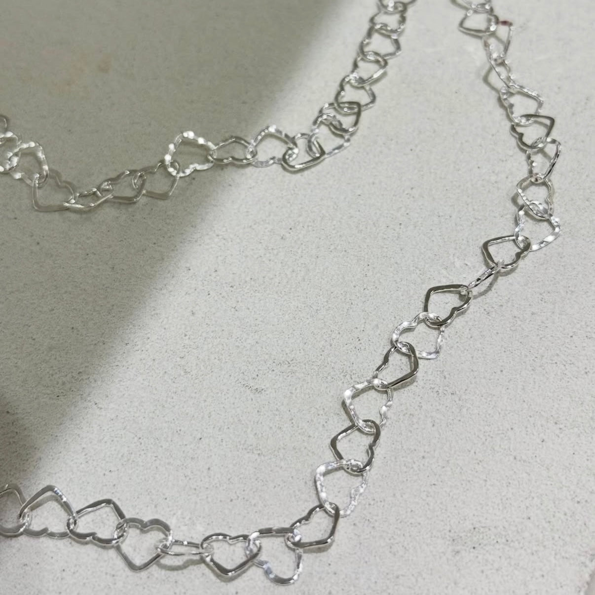 Italian chain necklace〈Heart〉1