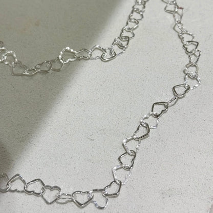 Italian chain necklace〈Heart〉1