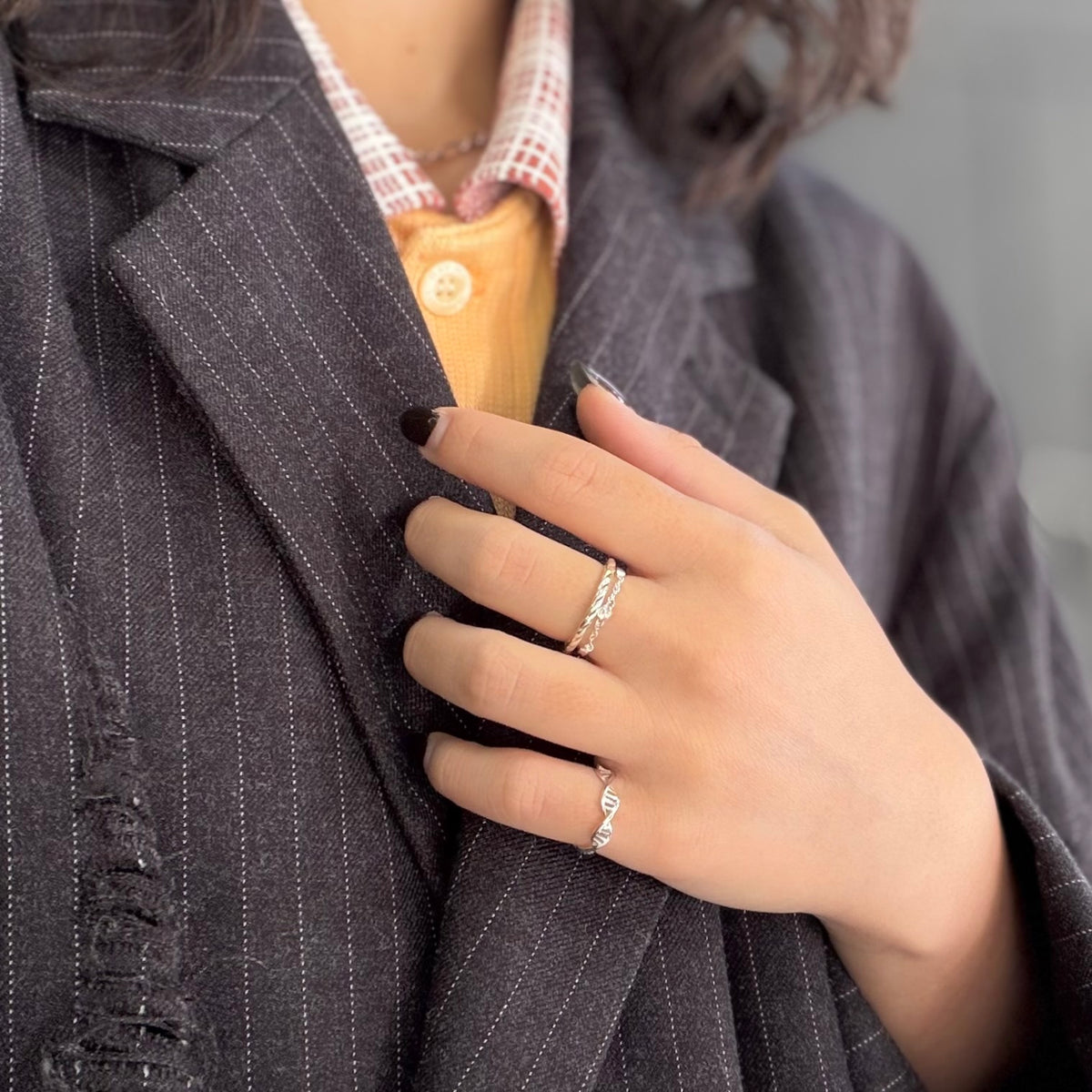 〈オンライン先行再入荷〉White topaz ring 2