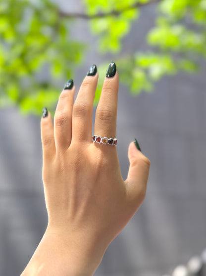 Heart design ring 5