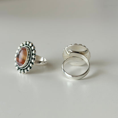 Flower design ring 14