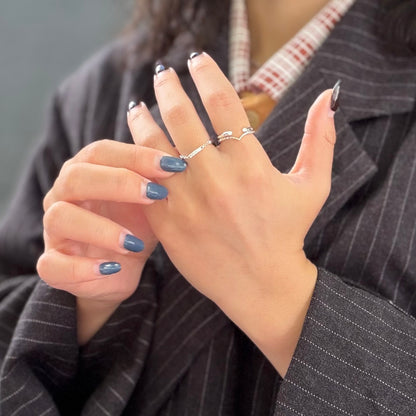 〈オンライン先行再入荷〉White topaz ring 1