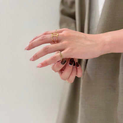 Brass plain ring 17