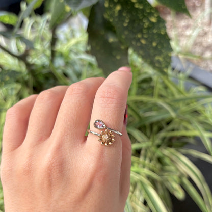 Flower design ring 21