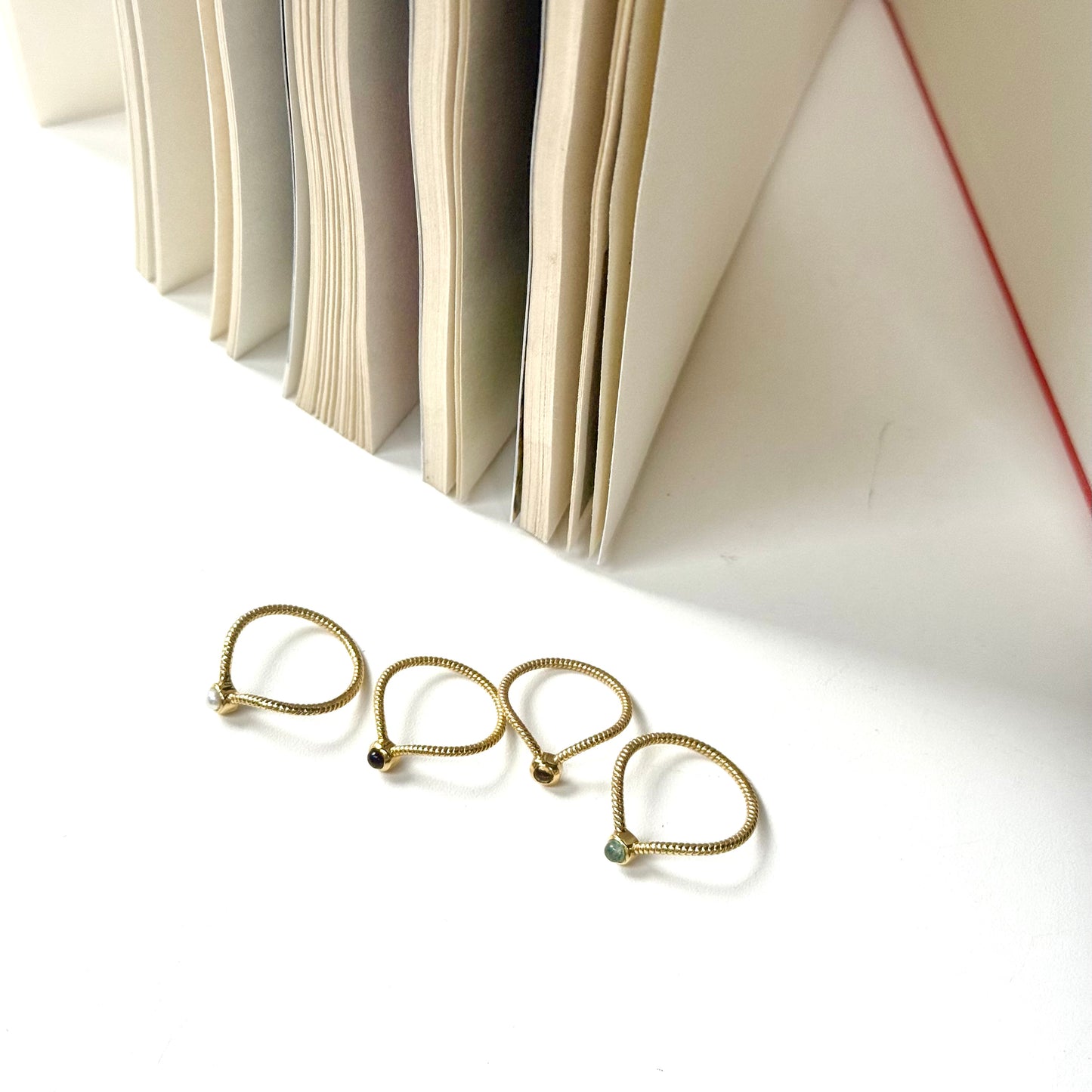 Brass design ring 12