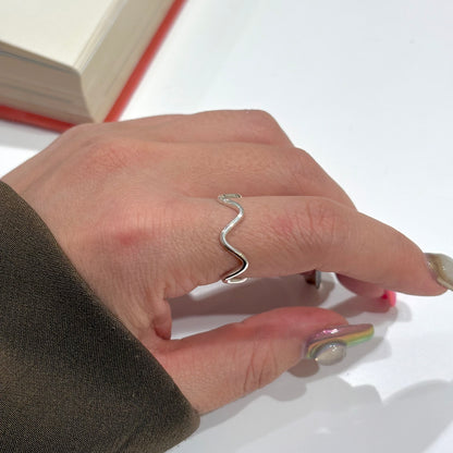 Silver925 plain ring 133