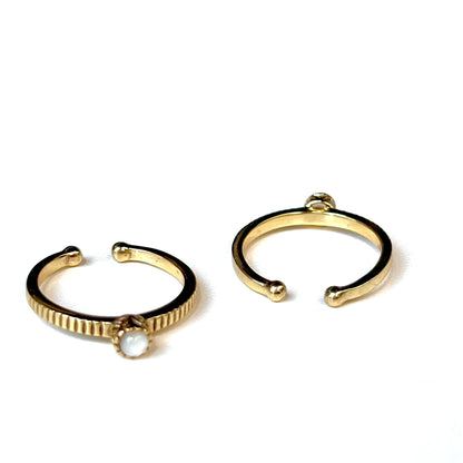 Brass petit ring 13