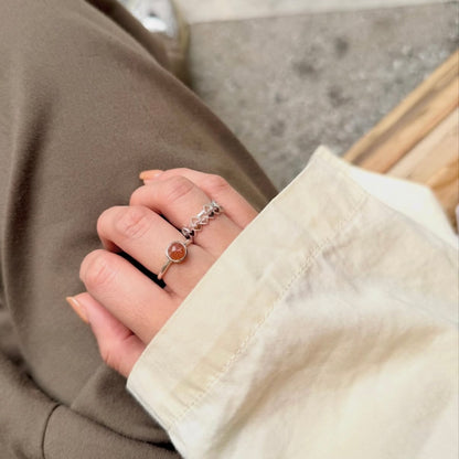 〈渋谷限定〉Heart enamel ring