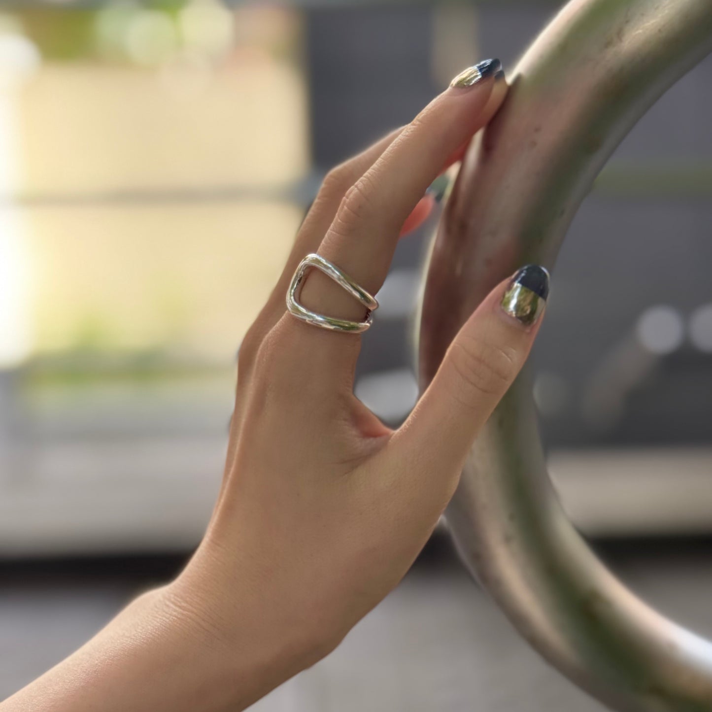 Silver925 plain ring 16