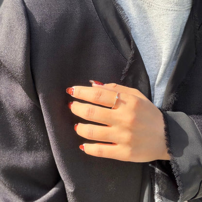 Silver925 plain ring 60