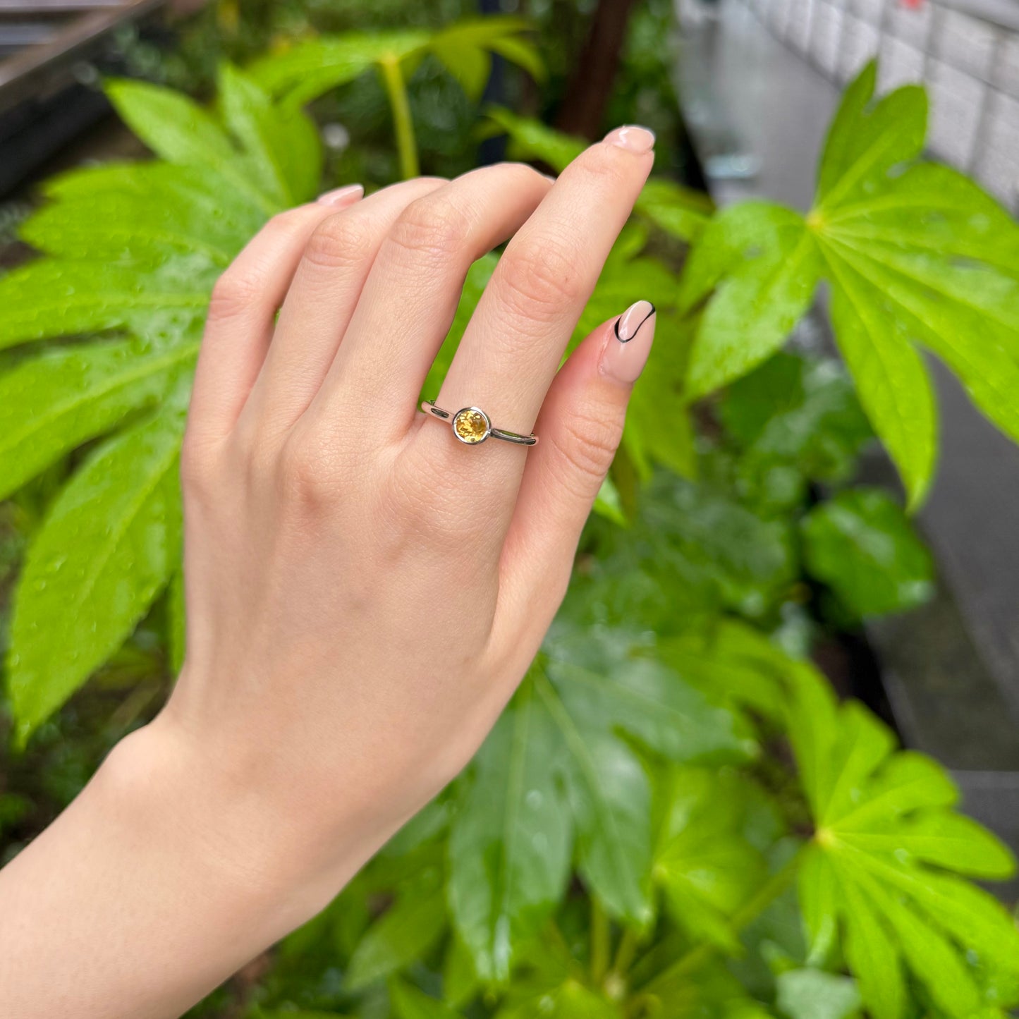 Silver925 1stone ring 5