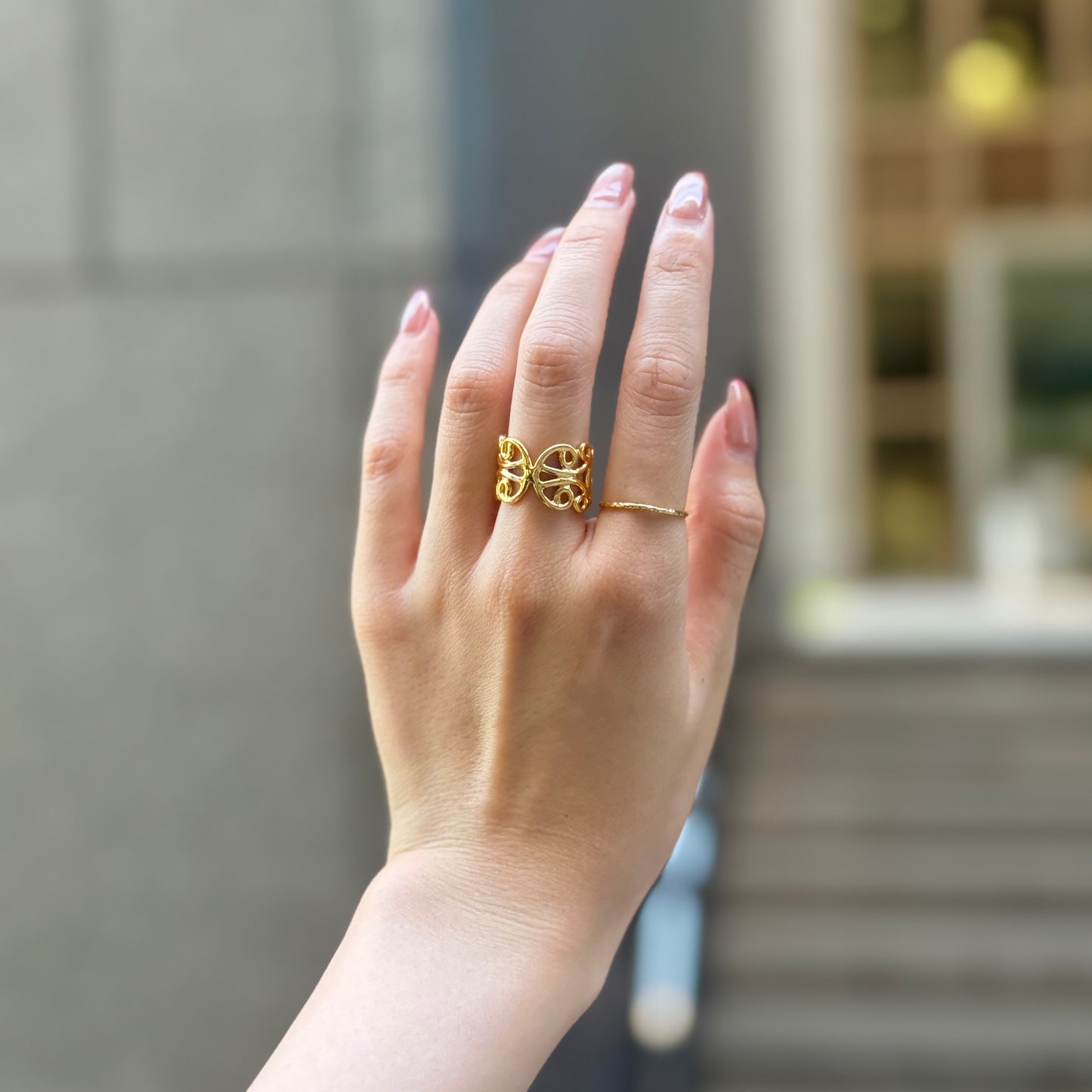 Brass plain ring 16