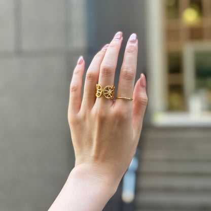 Brass plain ring 16