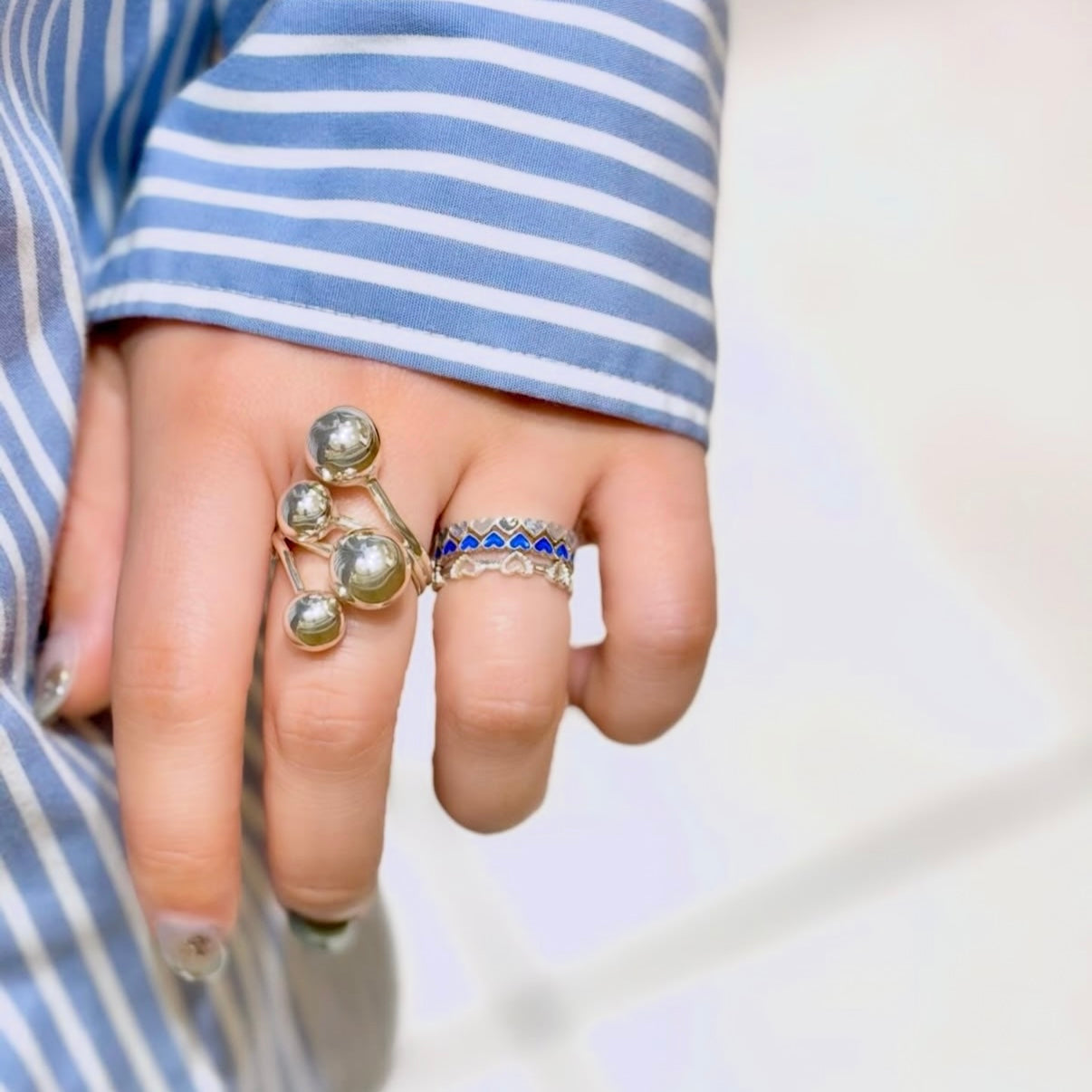 〈大宮限定〉Heart enamel ring
