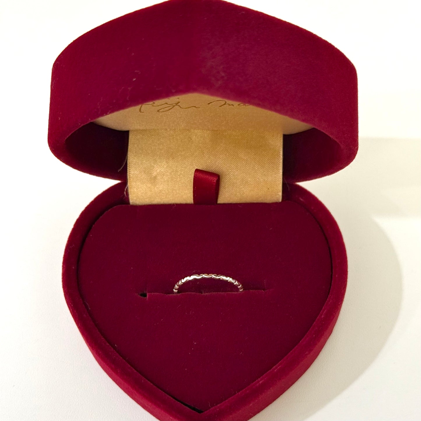 Heart plain ring 67