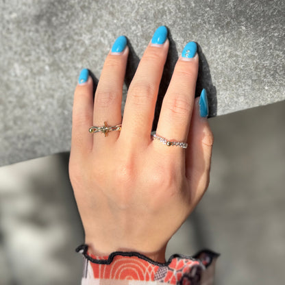 Star plain ring 13