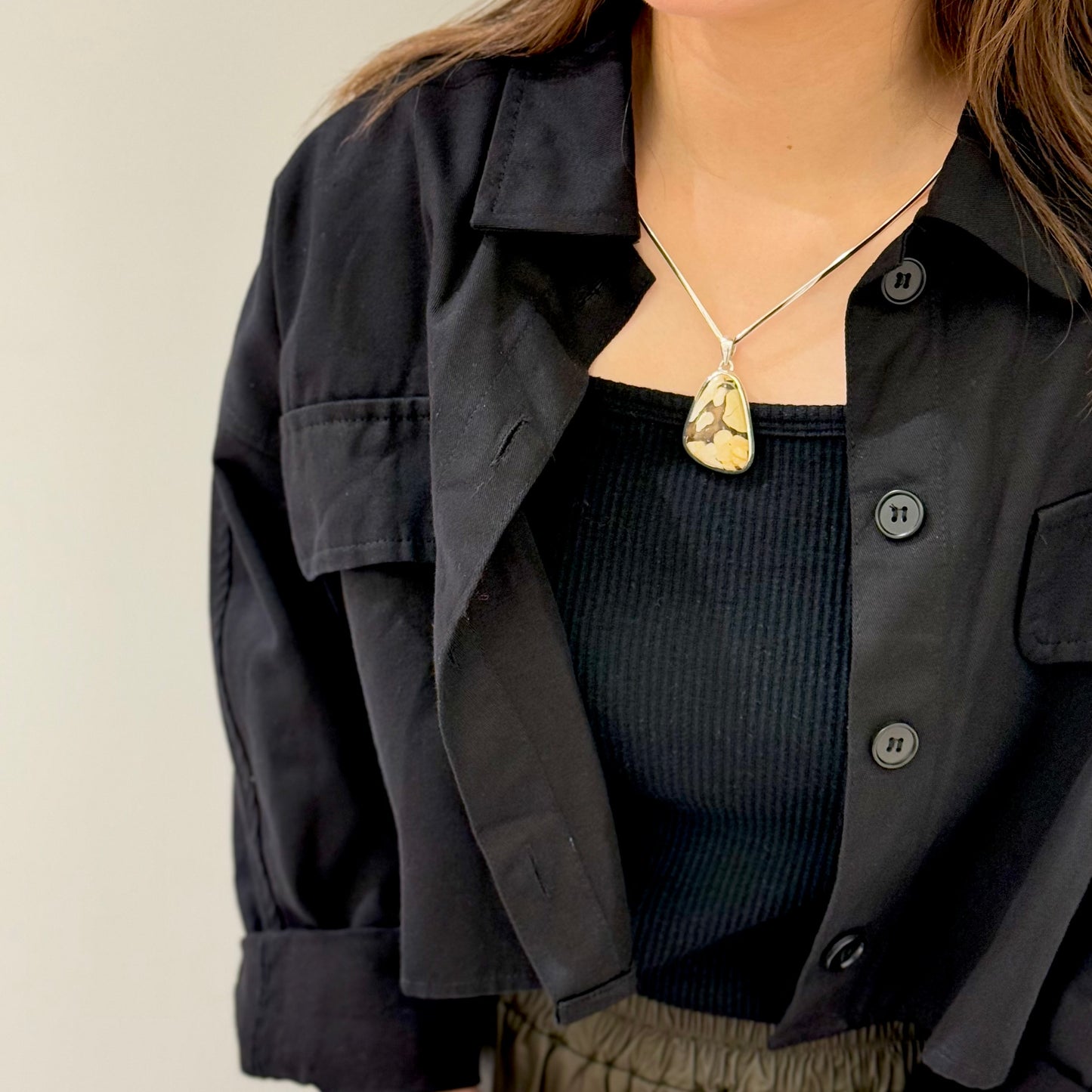 Big stone charm