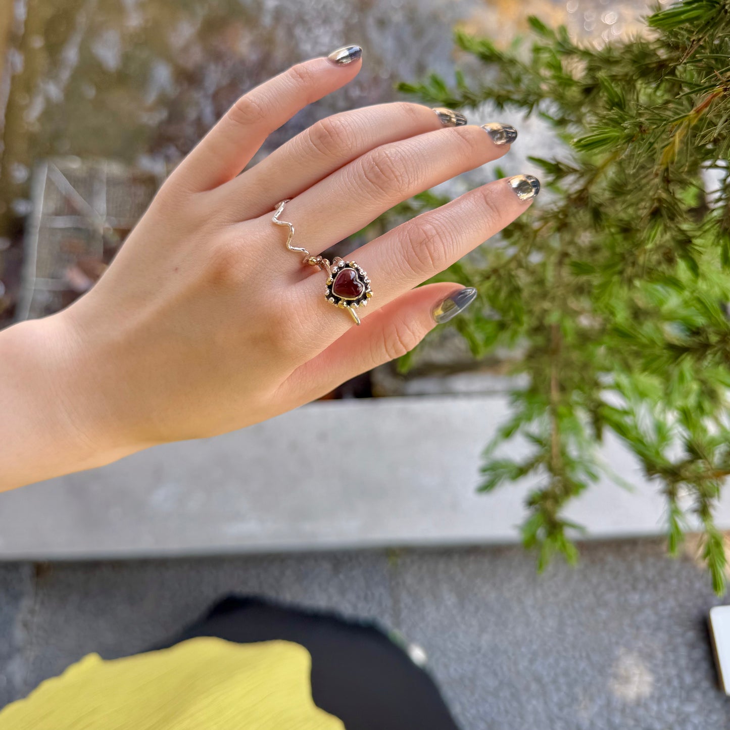 Heart ring 2