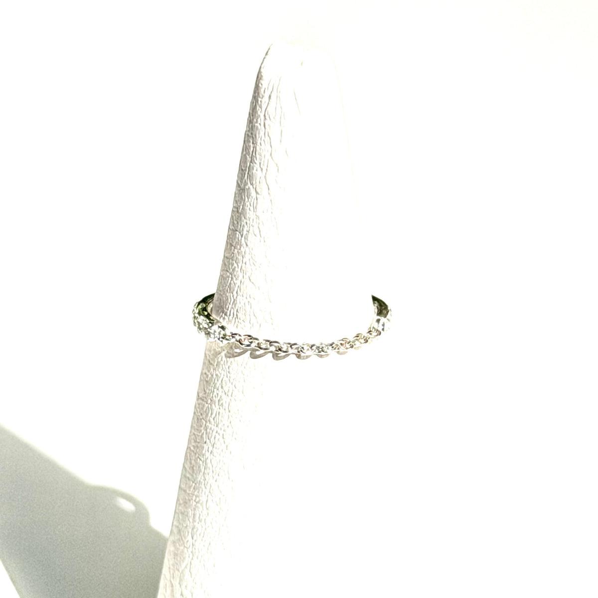 〈オンライン先行再入荷〉White topaz ring